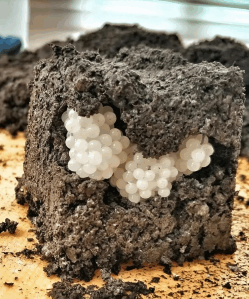 I found strange white spheres in my garden — and for a long time, I couldn’t figure out what they were.